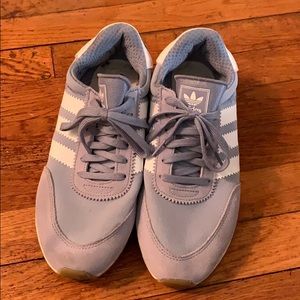 Adidas sky blue sneakers